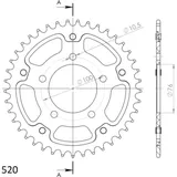 Stealth-Kettenrad Supersprox 520/39Z grün 92902G39