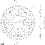 Stealth-Kettenrad Supersprox 525/41Z schwarz 92903K41