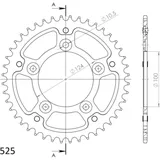 Stealth-Kettenrad Supersprox 525/44Z blau 50614B44