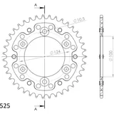 Stealth-Kettenrad Supersprox 525/39Z schwarz 50609K39