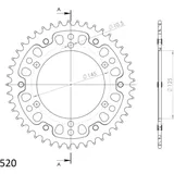Stealth-Kettenrad Supersprox 520/45Z schwarz 12305K45