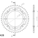 Stealth-Kettenrad Supersprox 428/46Z schwarz