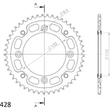 Stealth-Rear Sprocket / Chain Wheel Supersprox 428/48t black 71200K48
