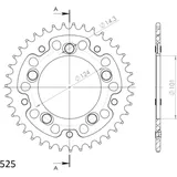 Stealth-Kettenrad Supersprox 525/39Z orange