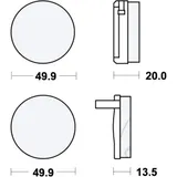 Brake pads std TRW altn 7326101 for: Honda CB