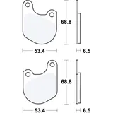 Bremsklotz Standard TRW für Motorräder 7872286