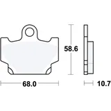 Bremsklotz Standard TRW Alternative: 7326903 passend für: Yamaha RD