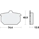 Brake pads std trw MCB527