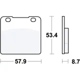 Brake Pads STD TRW - Premium Brake Linings for Motorcycles