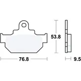 Bremsklotz Standard TRW für Motorräder 7871254