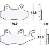 Bremsklotz Scooter TRW Alternative: 7378722 passend für: Triumph Trophy, Tiger, Daytona
