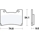 Sintered Brake Pads for TRW 7873383