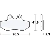 Bremsklotz Standard TRW Alternative: 7379423 passend für: Aprilia Red Rose, Pegaso, Classic