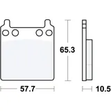 Brake pads std TRW altn 7326143 for: Honda GL, CB