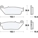 Bremsklotz Sinter Scooter TRW Alternative: 7322878 passend für: Honda SH, FJS, NSS