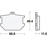 BRAKE PADS STD TRW for motorcycles