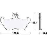 Bremsklotz Sinter vorne TRW Alternative: 7320955 passend für: BMW R, K, K1