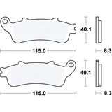 Bremsklotz Sinter hinten TRW Alternative: 7328818 passend für: Honda NT, XL, ST