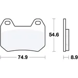 Bremsklotz Standard TRW Alternative: 7324064 passend für: BMW K, R