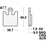 Bremsklotz Carbon CRQ TRW passend für: Kawasaki ZX - 6R, ZX - 10R, ZX - 12R