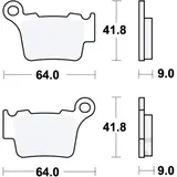 Bremsklotz Standard Offroad TRW Alternative: 7320047 passend für: Husqvarna TE, TC, FE, FC