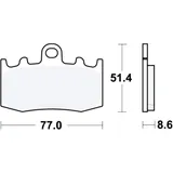 Bremsklotz Standard TRW Alternative: 7324163 passend für: BMW R, K