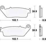 Brake pads scooter sintered TRW altn 7322811 for: Honda FJS