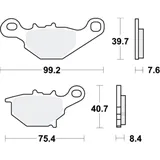Brake pads offroad trw MCB772EC Brake pads offroad trw MCB772EC