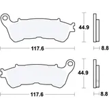 Bremsklotz Sinter vorne TRW Alternative: 7320435 passend für: Honda CBF, VFR, CB