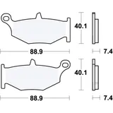 Bremsklotz Sinter für Motorräder TRW Alternative: 7322191