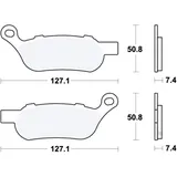 Bremsklötze Sinter für TRW 7875107