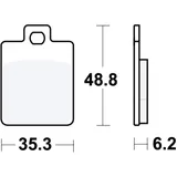 Bremsklotz Standard TRW Alternative: 7320535 passend für: Piaggio MP3, Zip, NRG