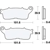 Bremsklotz Sinter hinten TRW Alternative: 7320022 passend für: Honda VFR
