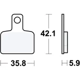 Bremsklotz Standard TRW Alternative: 7320061 passend für: Beta Evo