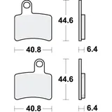 Brake pads Standard TRW MCB852