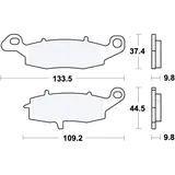 Bremsklotz Sinter für TRW, Alternative 7377047