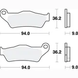 Brake pads Sinter SV TRW MCB871SV Brake pads Sinter SV TRW MCB871SV