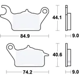 Bremsklotz Standard TRW Alternative: 7370035 passend für: Yamaha MWS, MWD, MW