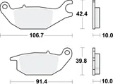 Bremsklotz Standard TRW Alternative: 7370061 passend für: Yamaha MW