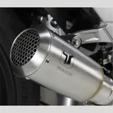 Auspuffendtopf IXRACE MK2 Edelstahl-Endtopf für KTM 390 ADVENTURE, silber