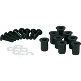 Aluminium cladding screws with M5 rubber nuts Aluminium cladding screws with M5 rubber nuts