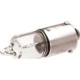 Halogen lampH6W with E-test 12V 6W BAX9S short