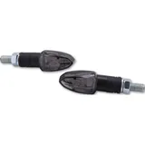 SHIN YO LED indicators LIZZARD, black, tinted glass