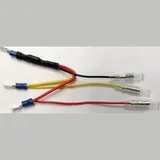 Lampe SHIN YO Widerstand mit Adapterkabel für LED-Rücklichter, 6,3 mm Flachstecker
