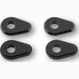 Blinklicht SHIN YO Alu Montageplatten INDY SPACER für YAMAHA MT 07/09/10, Set