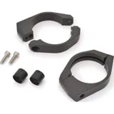 DAYTONA Fork clamp set with turn signal holder aluminium black 39 mm