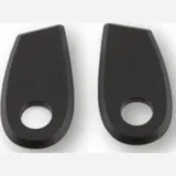 Blinklicht HIGHSIDER Alu Blinker-Montageplatten hinten für BMW RnineT, schwarz, Set