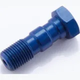 LSL Alu-Doppelhohlschraube M10x1.00, blau