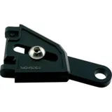 HIGHSIDER CNC Alu Lampenhalter Set EXTEND für Ø 35-37 mm, längenverstellbar, schwarz