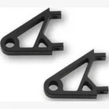 HIGHSIDER CNC Alu Lampenhalter XS, schwarz eloxiert, Paar